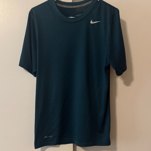 Nike Men's Teal Dri-FIT Tee - Picture 1 of 1